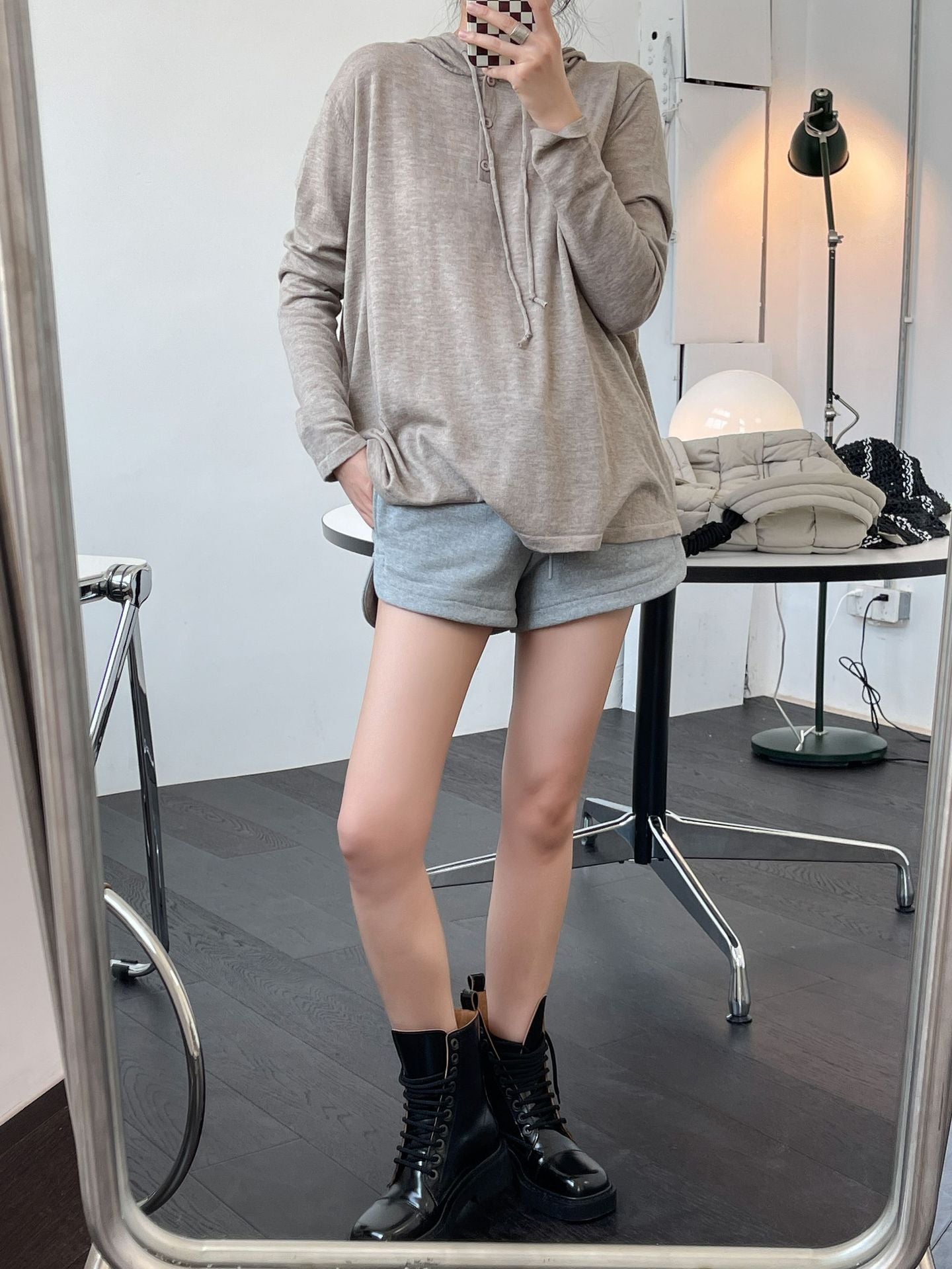 Soft And Comfortable Hooded Wool Sweater