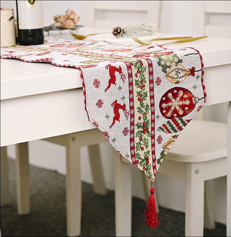 Christmas Table Decoration Family Christmas Tablecloth