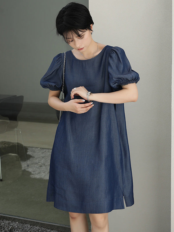 Original Bishop Sleeve Elasticity Waist Dress