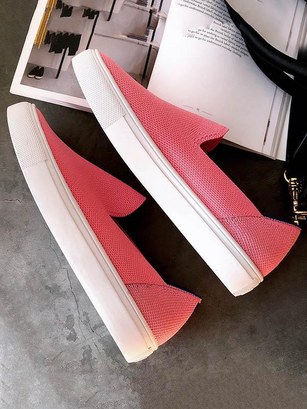 Solid Color Casual Comfortable Flat Shoes