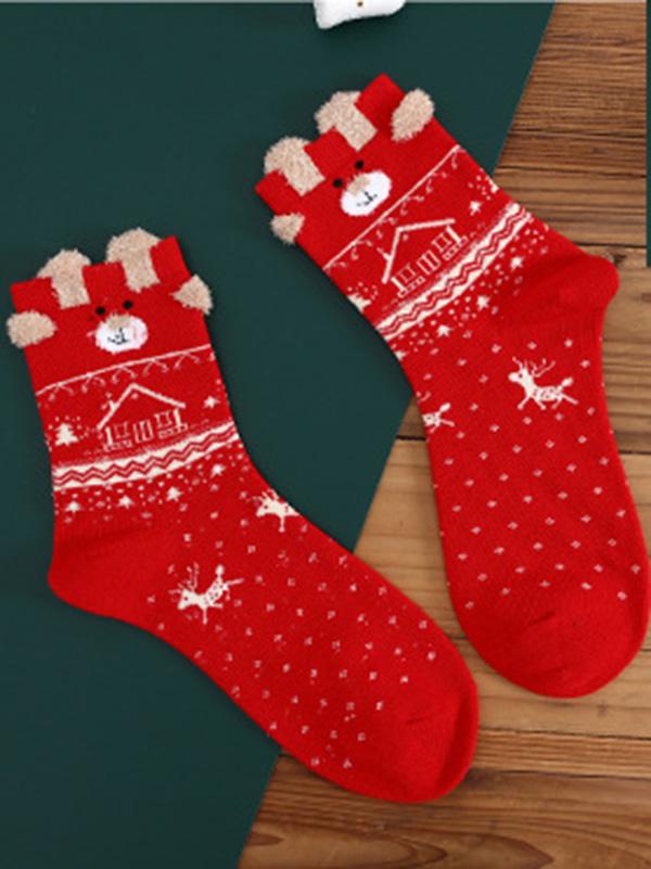 Christmas Elements Warm Thickening Socks