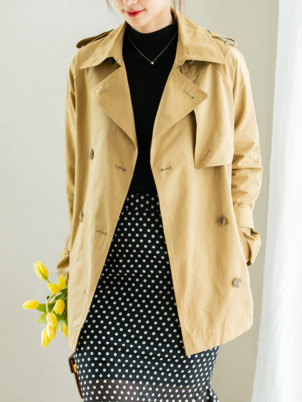 Women Lapel Loose Casual Jacket