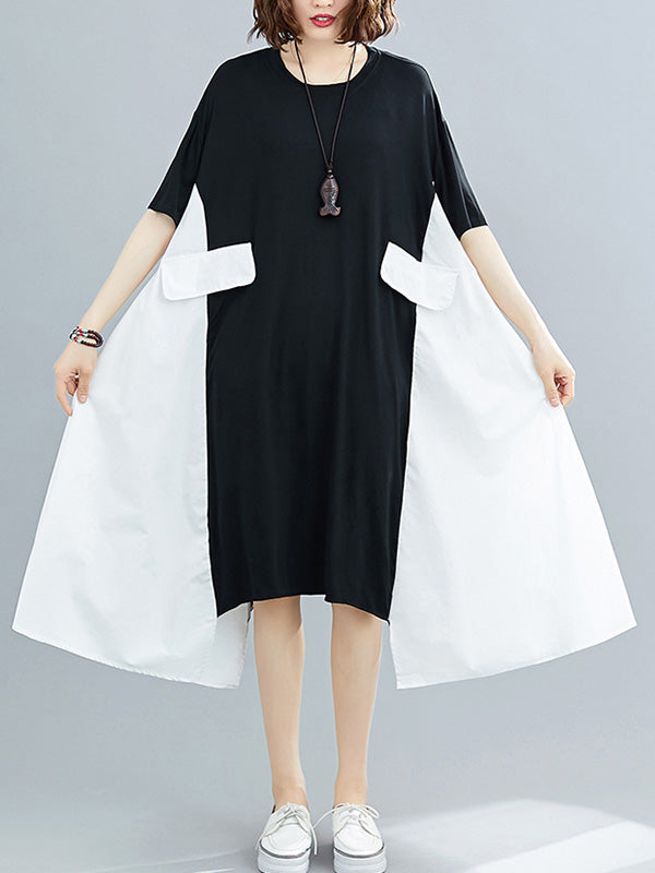 Original Irregularity Split-Joint Dress