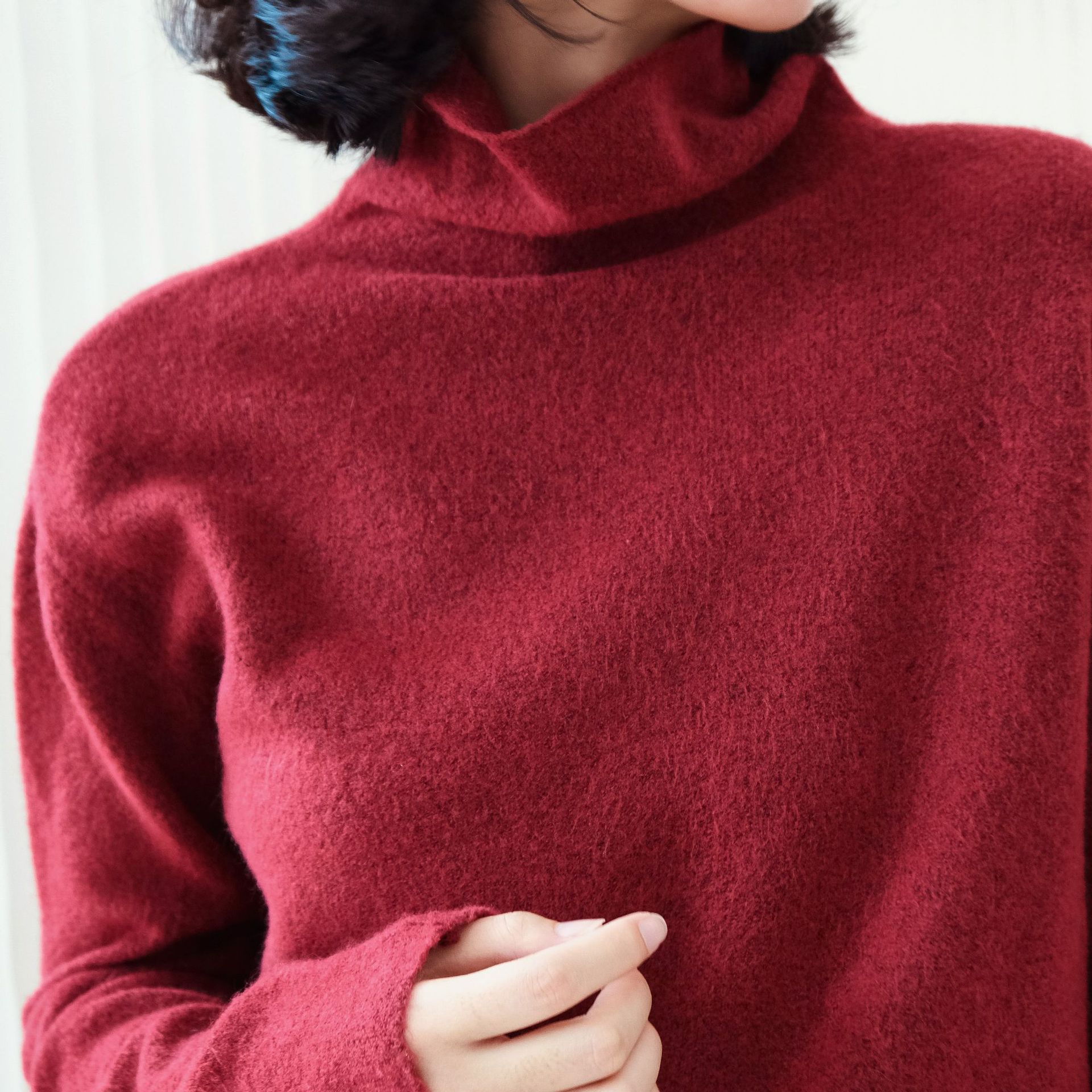 Casual Comfortable Turtleneck Sweater