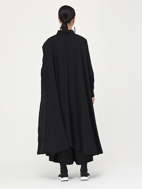 Original Chiffon Cropped Hemline Shirt