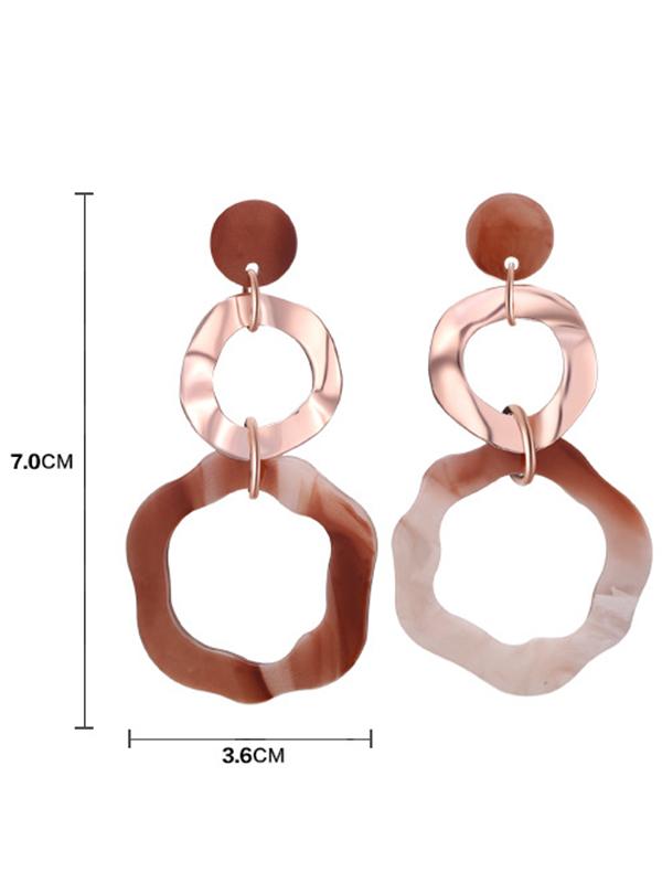 Fashion Ring Big Earrings