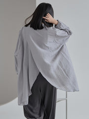 Sun Protected Long Sleeved Simple Blouse