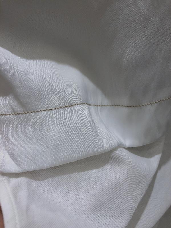 White Loose Bat Sleeve Cropped Shirt