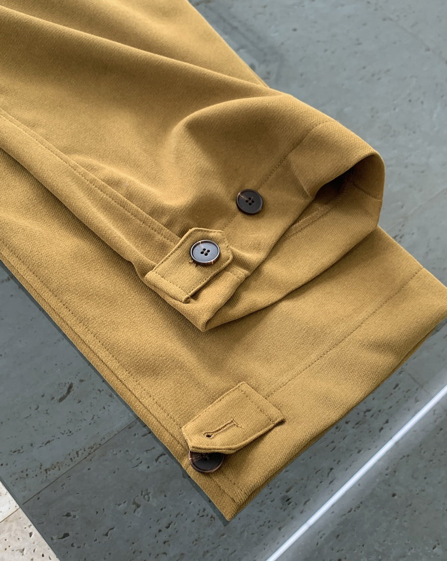 Retro High Waist Casual Wide Leg Pants