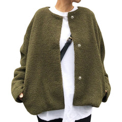 Solid Color Casual Cardigan Jacket