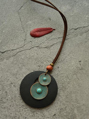 Simple Wood Aerugin Necklace Accessories