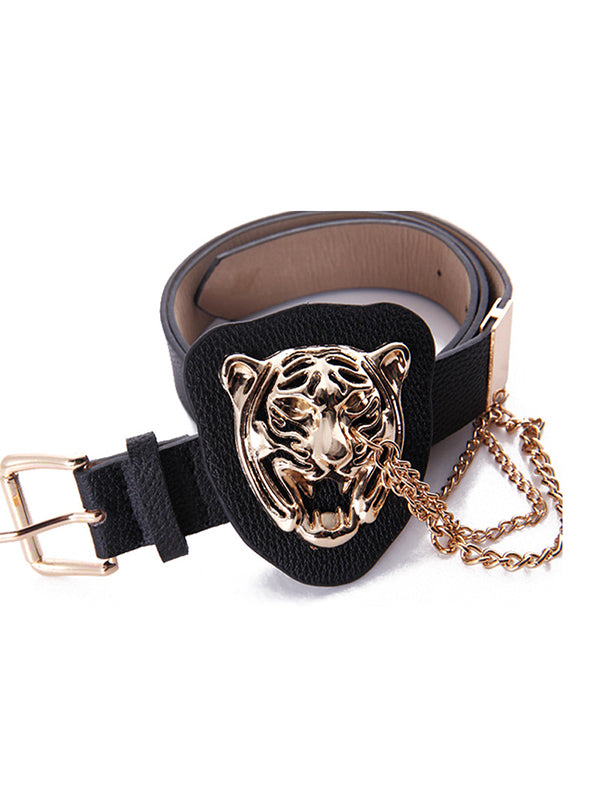 Women Buckle PU All Match Belt