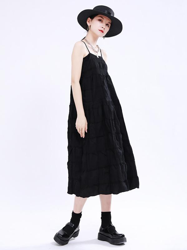 New Casual Sleeveless Suspender Dress