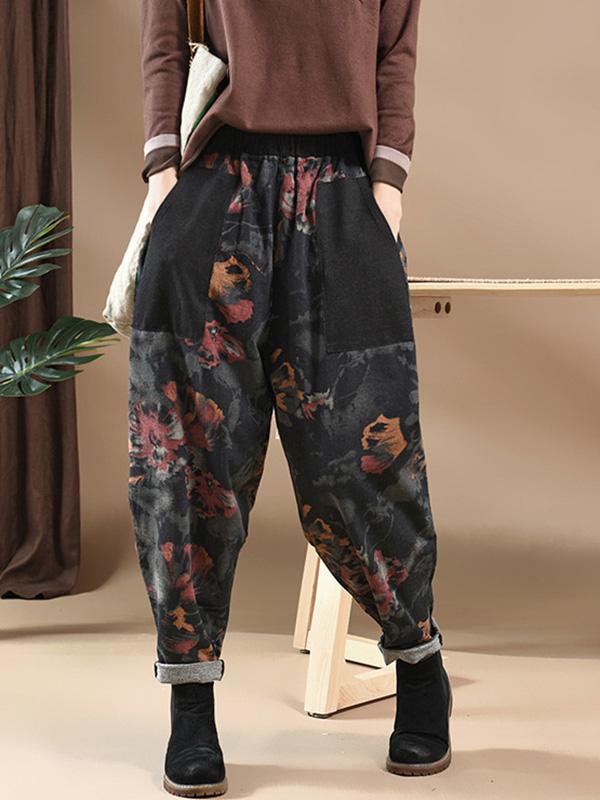 National Floral Print Jean Pants