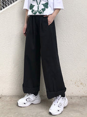 Roomy Wide-Leg Comfortable Pants