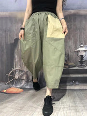 Artistic Retro Elasticity Harem Pants