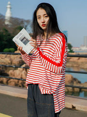 Striped Long-Sleeved T-Shirt