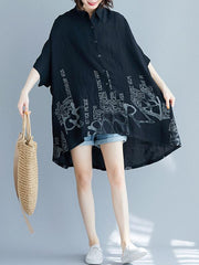 Loose Slim Batwing A-Line Blouses