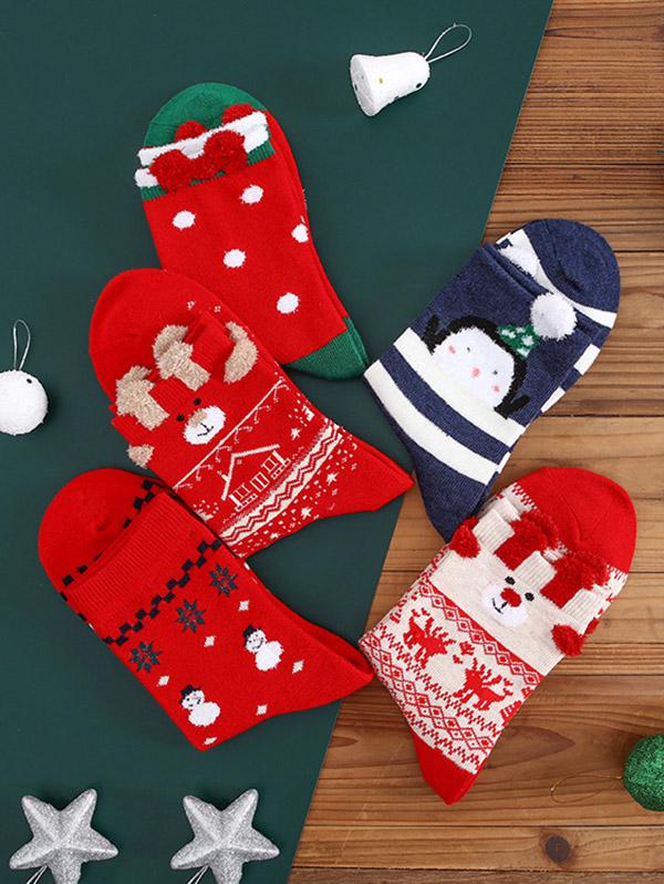 Christmas Elements Warm Thickening Socks