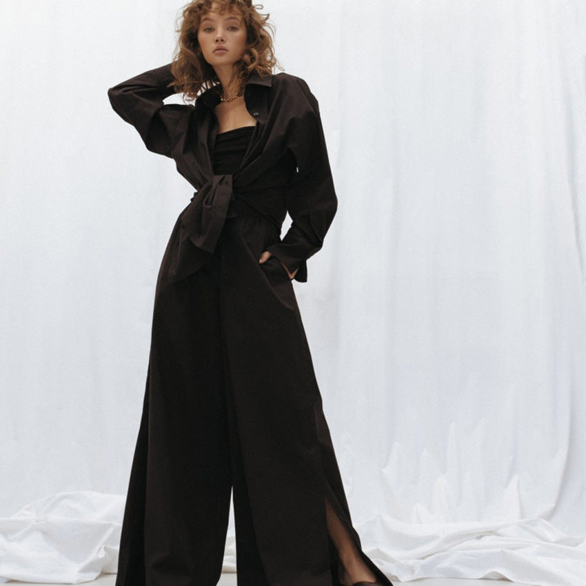 Casual  Lapel Collar Long Sleeve Suit