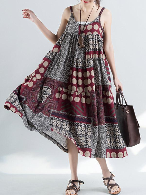 Loose National Slip Dress