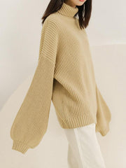 Loose Comfortable Pure Color Sweater