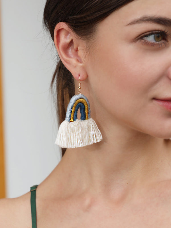 Handmade Bohemian Tassel Earrings