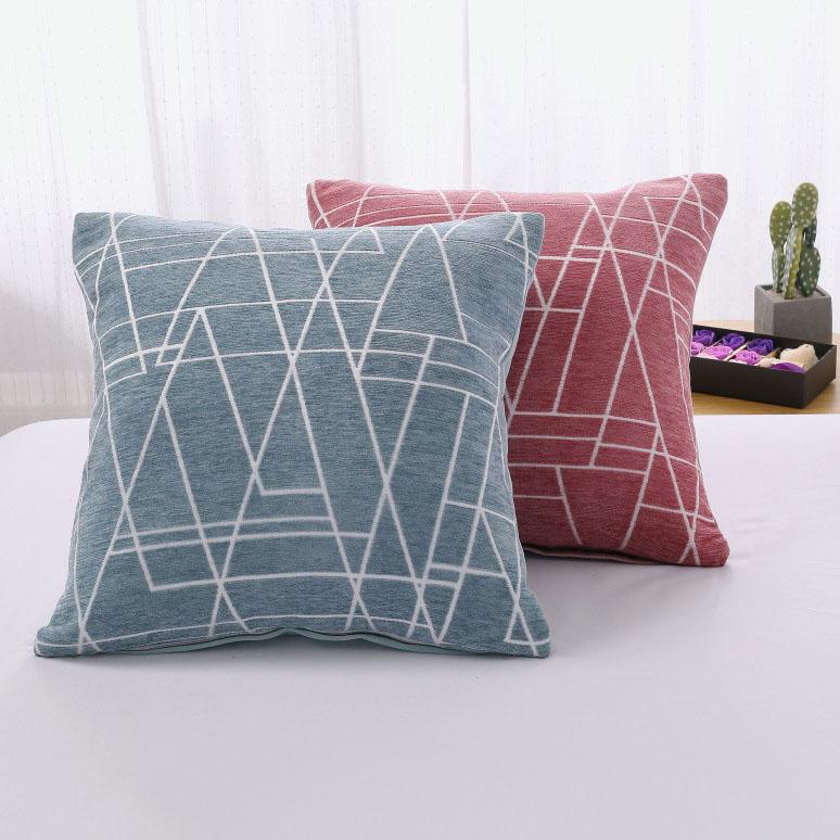 Geometric Line Print Pillowcase