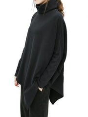 5 Colors Half-High Collar Long-Sleeved T-Shirt