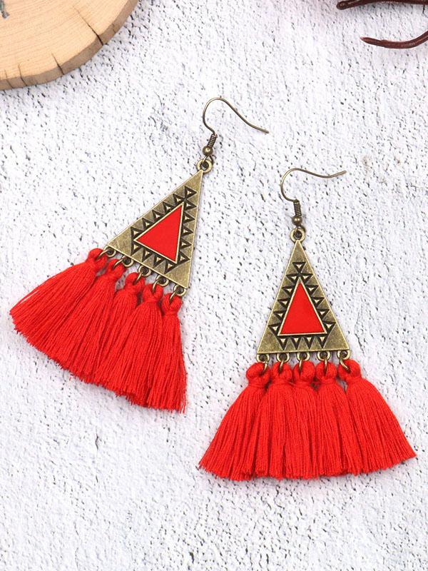 5 Colors Tassels Earrings Accessories