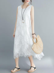 Lace Sleeveless Dress