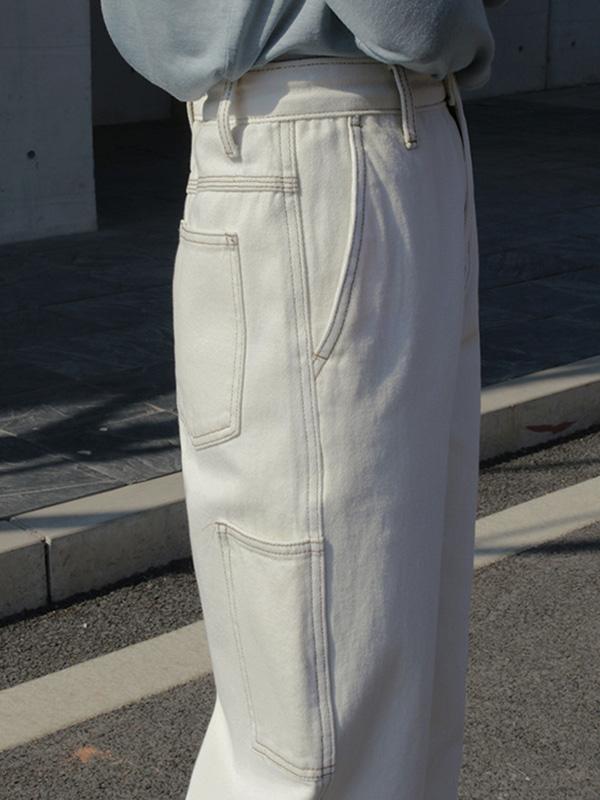 Empire Loose Straight Leg Pants