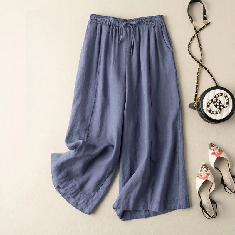 Loose And Versatile Casual High-Waisted Wide-Leg Pants