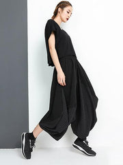 Irregular Split-joint Harem Pants