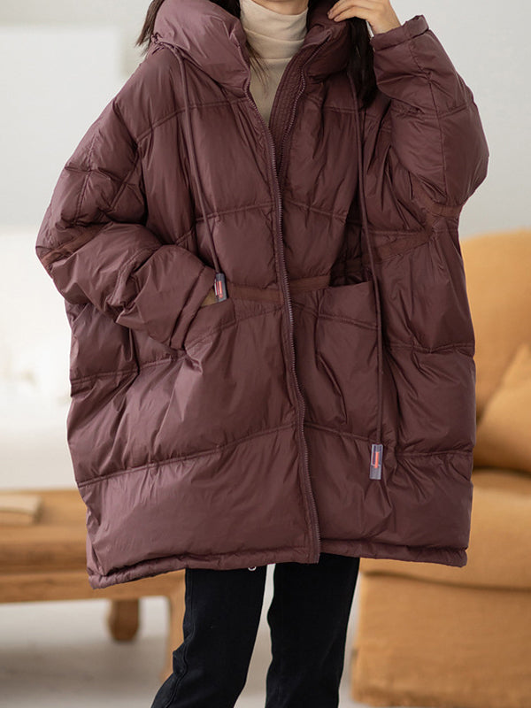 Casual Hooded Loose Down Coat