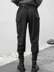 Stylish Solid Elasticity Harem Pants