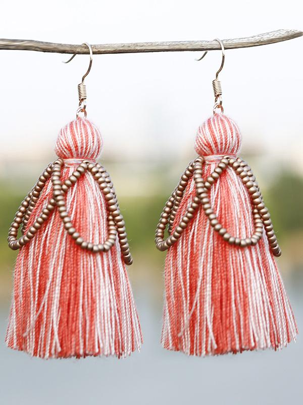National Style Tassel Earrings Accessories