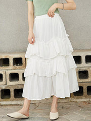 Vintage Summer Tiered Skirt