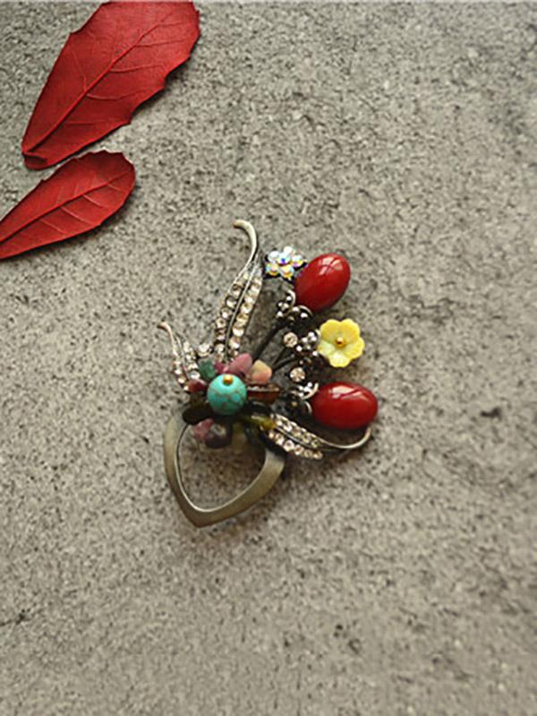 Vintage Flower Brooch&Necklace