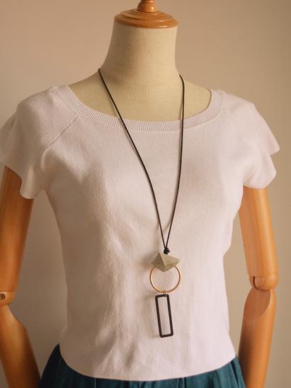 Geometry Simple Long Necklace
