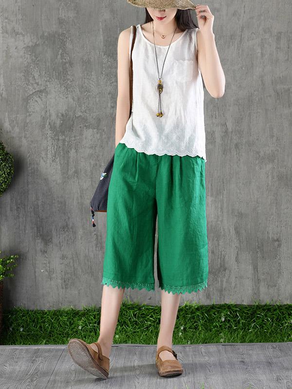 Casual Linen Five Pence Pants