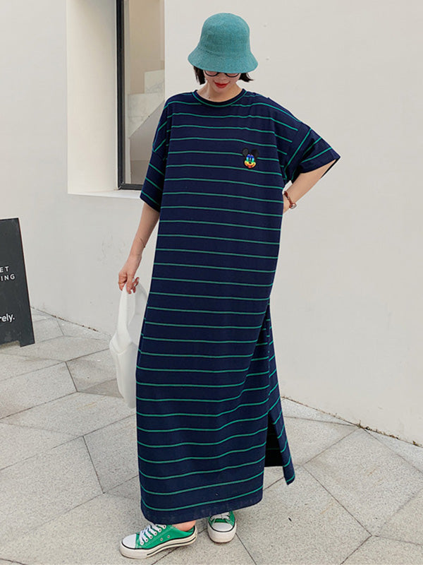 Original Striped Split-Side Dress