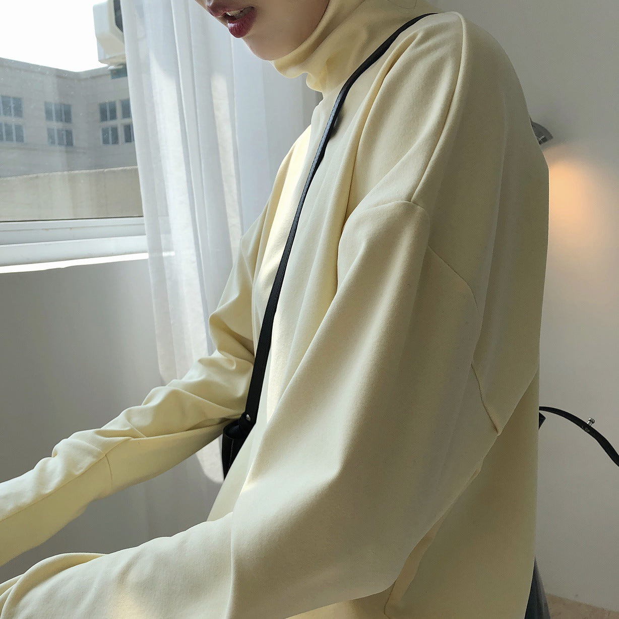 Simple Solid Color Loose T-Shirt Top