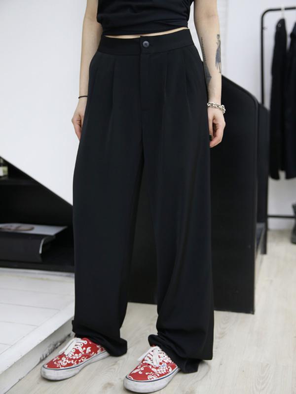 Loose Wide-leg Long Pants