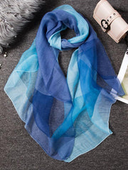 Silk Gradient soft scarf