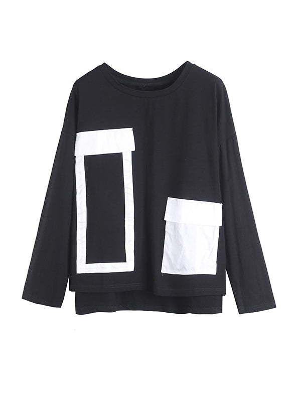 Original Split-Joint With Pocket T-Shirts Tops