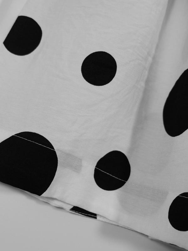 Vintage Original Polka-Dot A-line Skirt