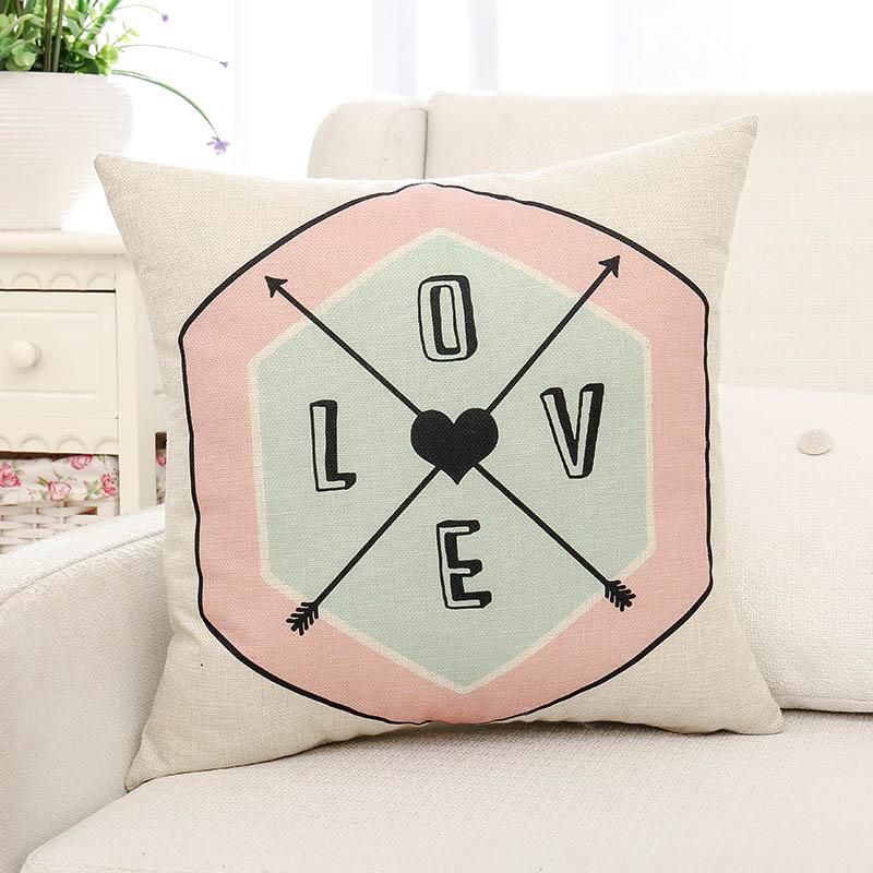 Love Letter Printed Pillow Case