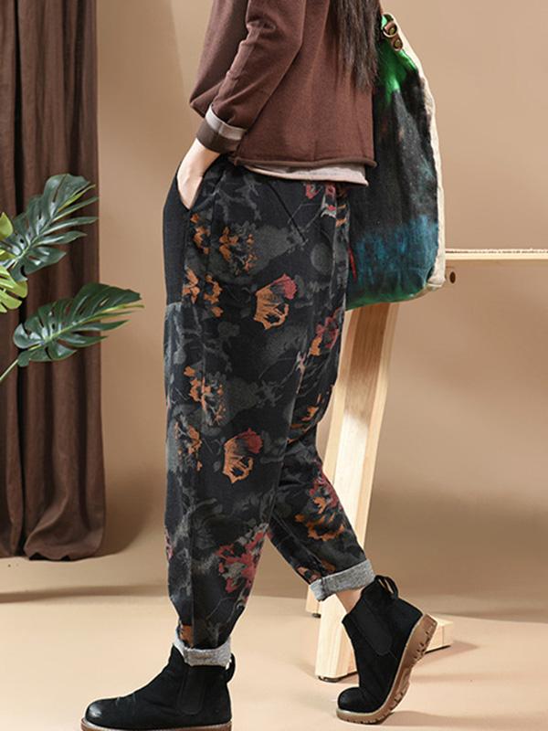 National Floral Print Jean Pants