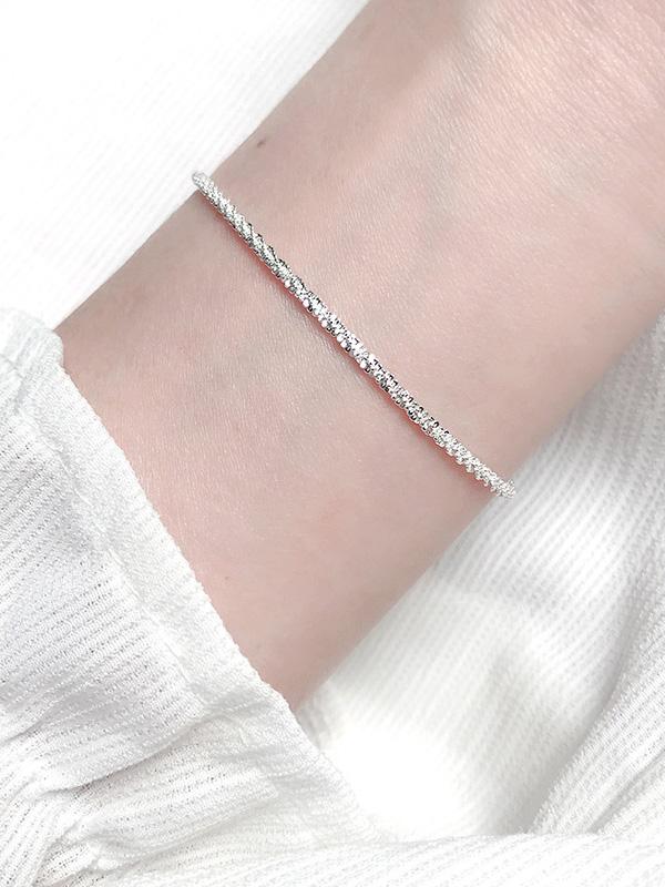 Simple Silvering Bracelet